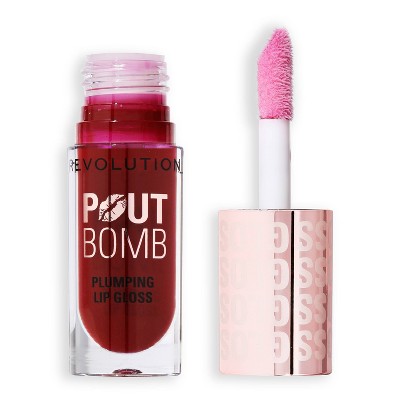 Makeup Revolution Pout Bomb Plumping Gloss - 0.15 fl oz