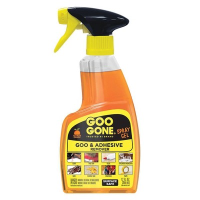Goo Gone Citrus Adhesive Remover Spray Gel - 12 fl oz: Carpet Cleaner, Multipurpose Stain Remover
