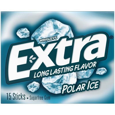 Extra Polar Ice Sugar-Free Mint Chewing Gum - 15ct