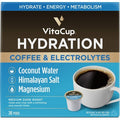 VitaCup Hydration Coffee Pods w/ Electrolytes & Magnesium Medium Roast Coffee - 36ct: Compatible With Keurig, Arabica Beans, Vietnamese, Ethiopian