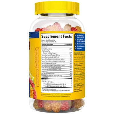 Nature Made Mens Multivitamin Gummies Plus Omega 3 Gummies, USP Verified - 150ct