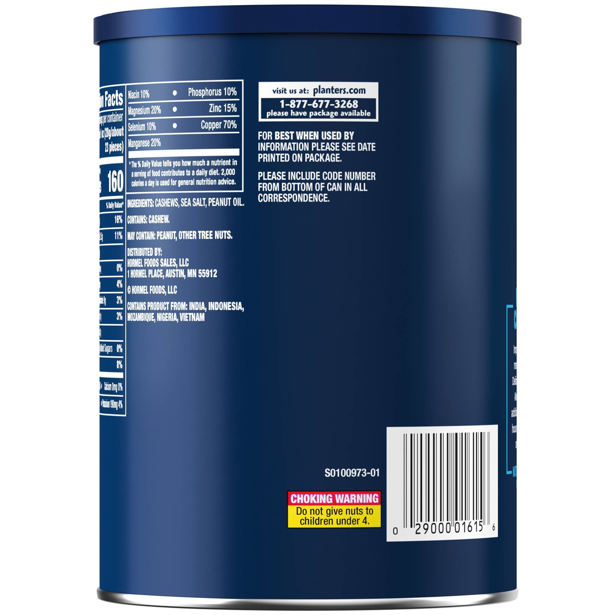 Planters Deluxe Salted Whole Cashews - 18.25 oz