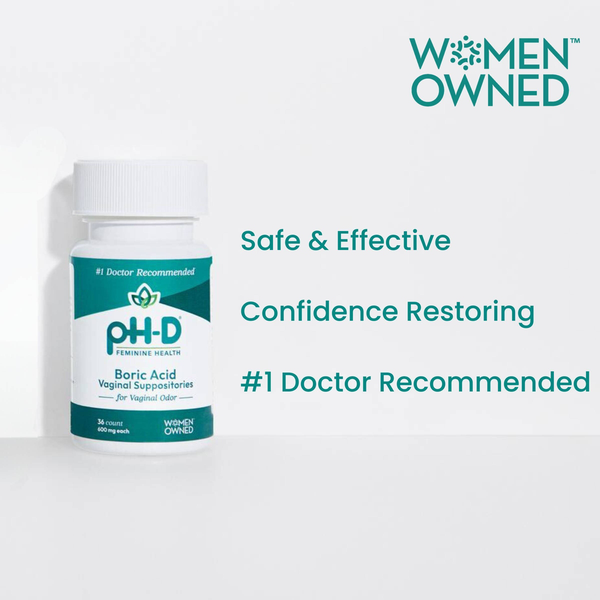 pH-D Feminine Health Vaginalzäpfchen mit Borsäure - 36 Stk.