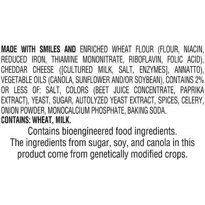 Goldfish Disney Mickey Mouse Cheddar Crackers Snack Crackers Bag - 6.6oz: No High Fructose Corn Syrup