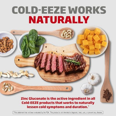 Cold-Eeze Plus Defense: Zinc Gluconate Elderberry & Citrus Flavor Lozenges for Cold Relief - 25ct