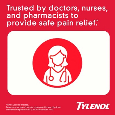 Tylenol Extra Strength Coated Tablets - Acetaminophen - 100ct