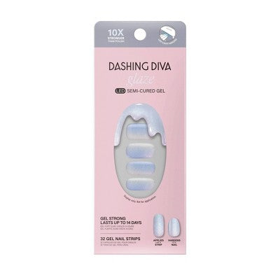 Dashing Diva Glaze Semi-Cured Gel Nail Polish Strips - 32ct