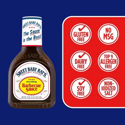 Sweet Baby Ray's Barbecue Sauce - 18oz: Gluten-Free