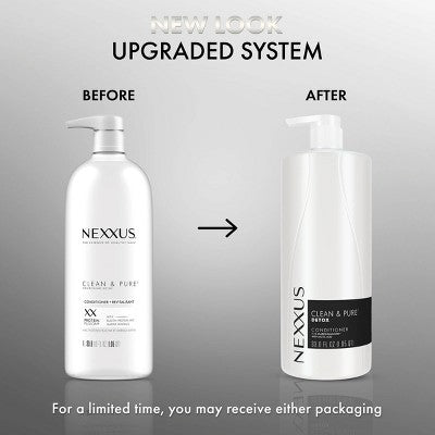 Nexxus Clean & Pure Nourishing Detox Conditioner with Elastin Protein and Marine Minerals