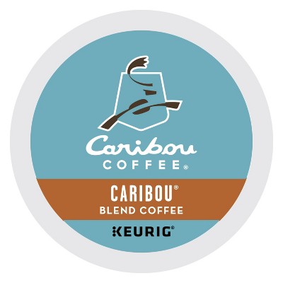 Caribou Coffee Caribou Blend Medium Roast Keurig K-Cup Coffee Pods