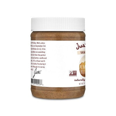 Justin's Vanilla Almond Butter - 12oz: Certified Gluten-Free, Creamy