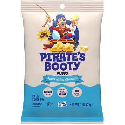 Pirate's Booty Aged White Cheddar Cheese Puffs - 1oz: Gluten-Free