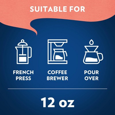 Lavazza Classico Medium Roast Ground Coffee - 12oz: Arabica Beans, Italian Variety, Nut Flavor