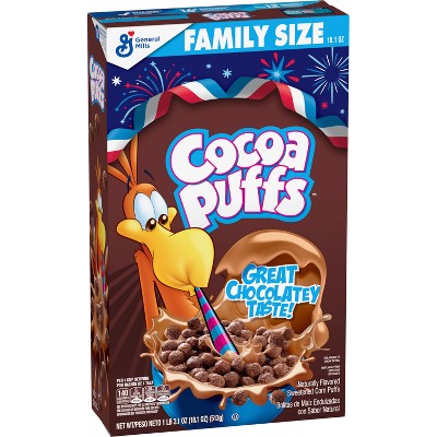 General Mills Family Size Cocoa Puffs Cereal