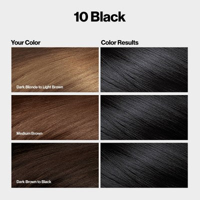 Revlon ColorSilk Permanent Hair Color with Bond Repair Complex - Black