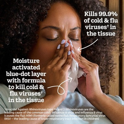 Kleenex Anti-Viral 3-Ply Facial Tissue - 55ct