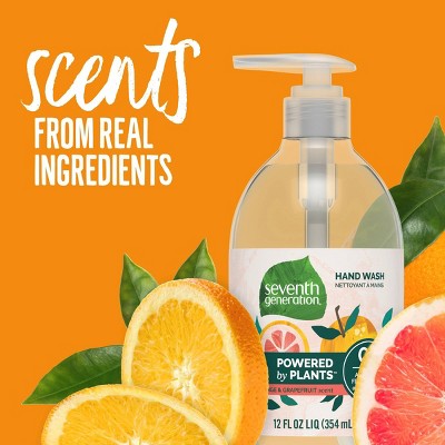 Seventh Generation Mandarin Orange & Grapefruit Liquid Hand Soap - 12 fl oz