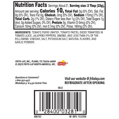Tostitos Mild Chunky Salsa Dip - 24oz