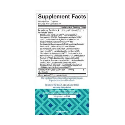 MaryRuth's Daily Digestion Care 3-in-1 Probiotic Capsules - 30ct