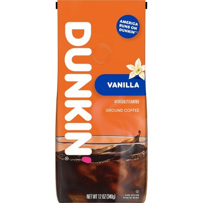 Dunkin' French Vanilla Flavored Medium Roast Ground Coffee
