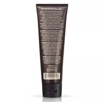 Brazilian Bare Original Vanilla Shave Syrup - 4 fl oz