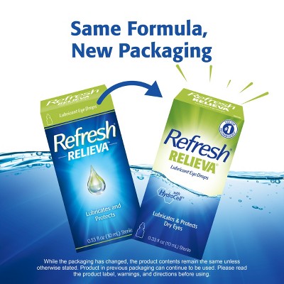 Refresh Relieve Lubricant Eye Drops Artificial Tears - 0.33 fl oz (10 mL)