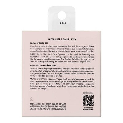 e.l.f. Total Sponge Makeup Set - 3ct