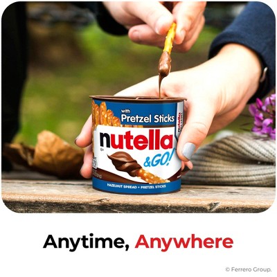 Nutella and Go! with Pretzel Sticks - 7.6oz/4pk: Creamy Texture
