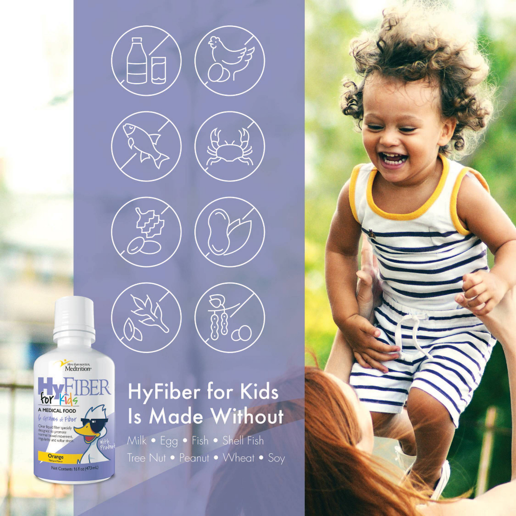 HyFiber for Kids Flüssige Ballaststoffe zur Unterstützung der Verdauung - 16 fl oz
