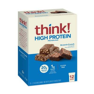 think! High Protein Brownie Crunch Bars