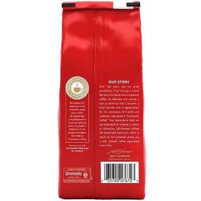 Community Coffee & Chicory Medium Roast Ground Coffee - 32oz: Sugar & Spice, Arabica Beans