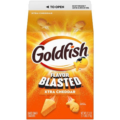 Pepperidge Farm Goldfish Flavor Blasted Extra Cheddar Snack Crackers