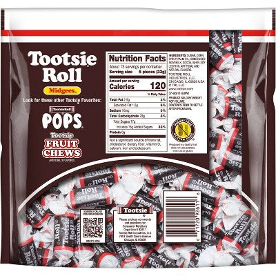 Tootsie Roll Midgees Candy Standup Bag – 15oz