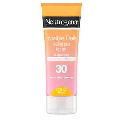 Neutrogena Invisible Daily Defense Sunscreen Lotion - 3 fl oz