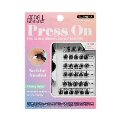 Ardell Press-On Faux Mink Volume False Eyelashes - 30pc