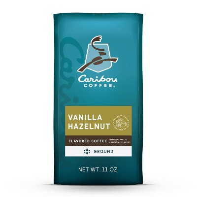Caribou Vanilla Hazelnut Dreamstate Medium Roast Ground Coffee - 11oz: Rainforest Alliance Certified, Arabica Beans