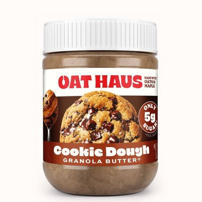 Oat Haus Cookie Dough Granola Butter - 12oz: Tree Nut Free, Peanut-Free