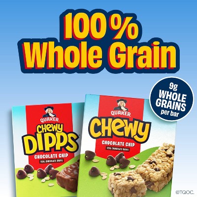 Quaker Chewy Peanut Butter Chocolate Chip Granola Bars - 15.2oz/18ct
