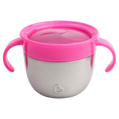 Munchkin Snack Stainless Steel Snack Catcher with Lid