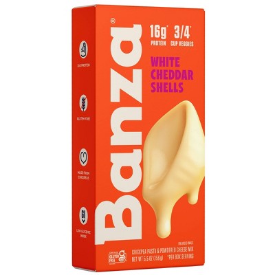 Banza Gluten Free Chickpea Shells & White Cheddar - 5.5oz