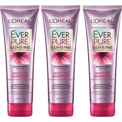 L'Oreal Paris EverPure Moisture Rosemary Oil Shampoo for Dry Hair