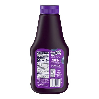 Welch's Squeeze Concord Grape Jelly - 20oz: No Artificial Colors, No Artificial Flavors