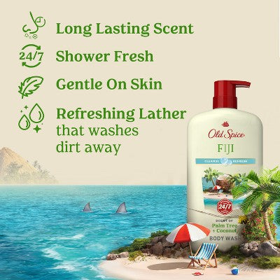 Old Spice Men's Body Wash - Fiji with Palm Tree