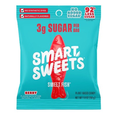 SmartSweets Sweet Fish, Soft and Chewy Candy - 1.8oz