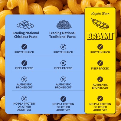 Brami Italian Protein Pasta Curly Macaroni - 12oz