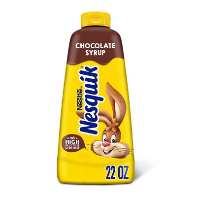 Nestle Nesquik Chocolate Syrup - 22oz: No Artificial Sweeteners, No High Fructose Corn Syrup