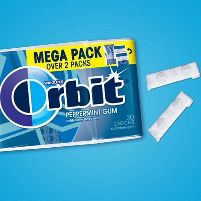 Orbit Gum Sugar-Free Peppermint Chewing Gum - 30ct