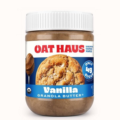 Oat Haus Vanilla Granola Butter - 12oz: Creamy, No Certified Synthetic Colors