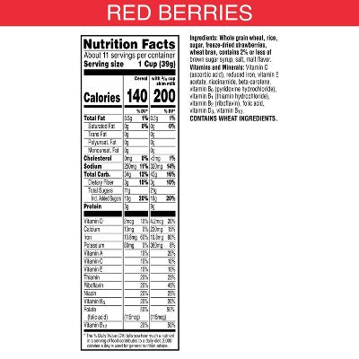 Kellogg's Special K Red Berries Breakfast Cereal - 15.6oz: Low Fat, Cholesterol Free