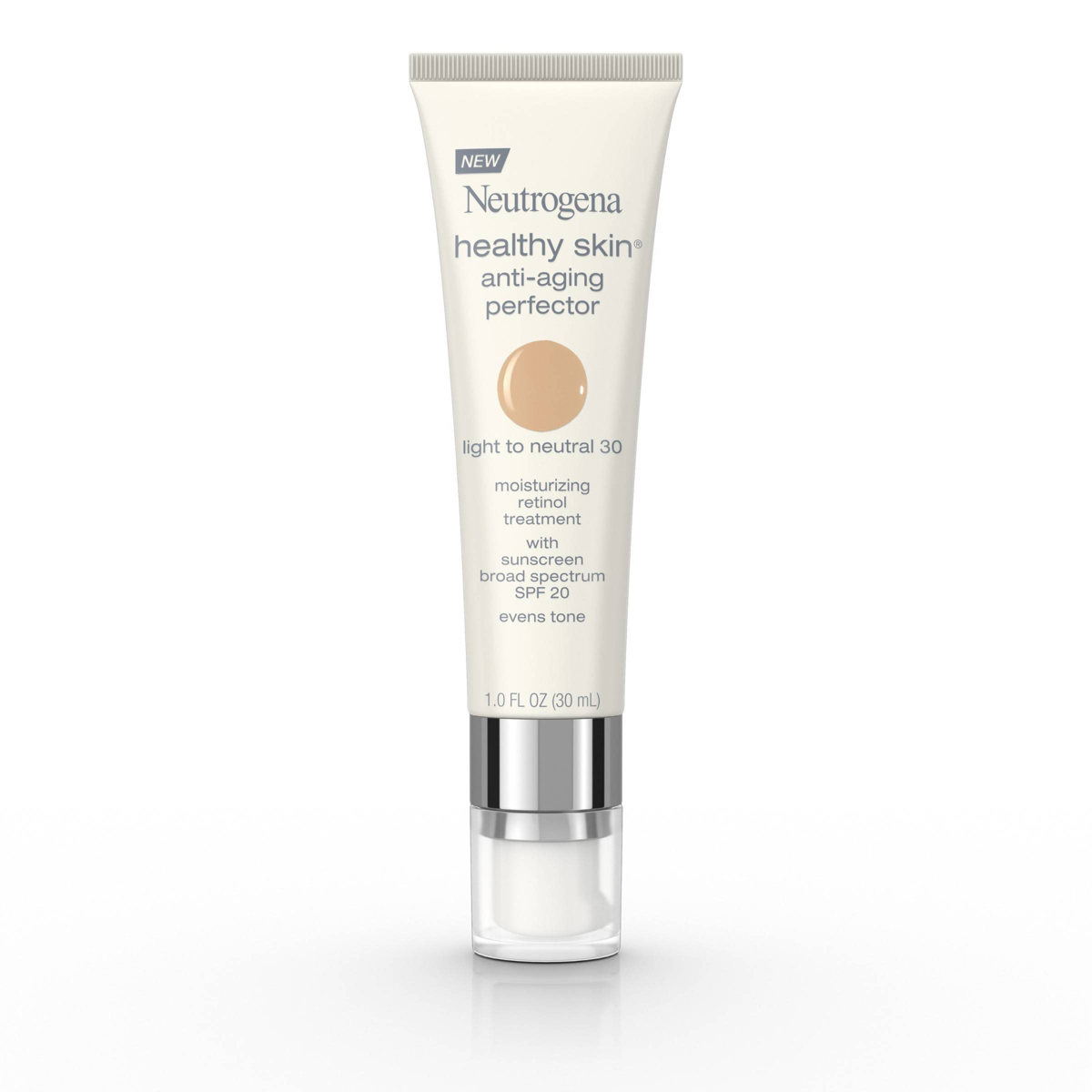 Neutrogena Healthy Skin Anti-Aging Perfector with Retinol and Broad Spectrum SPF 20 Sunscreen - 1 fl oz, 30 Light to Neutral